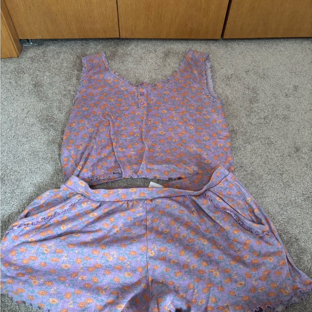 NOBO Purple and Orange Pajama Set